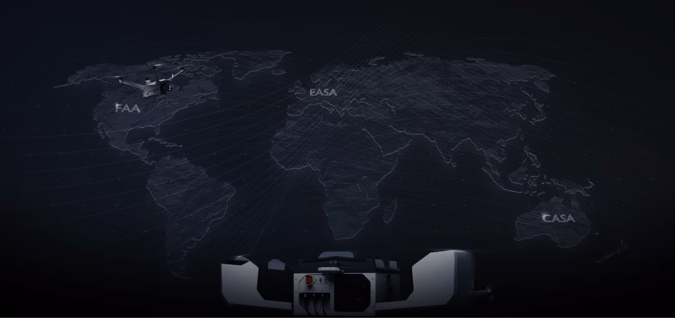 FlytBase SORA application information & drone view.