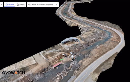 Drone flight zones & map interface.