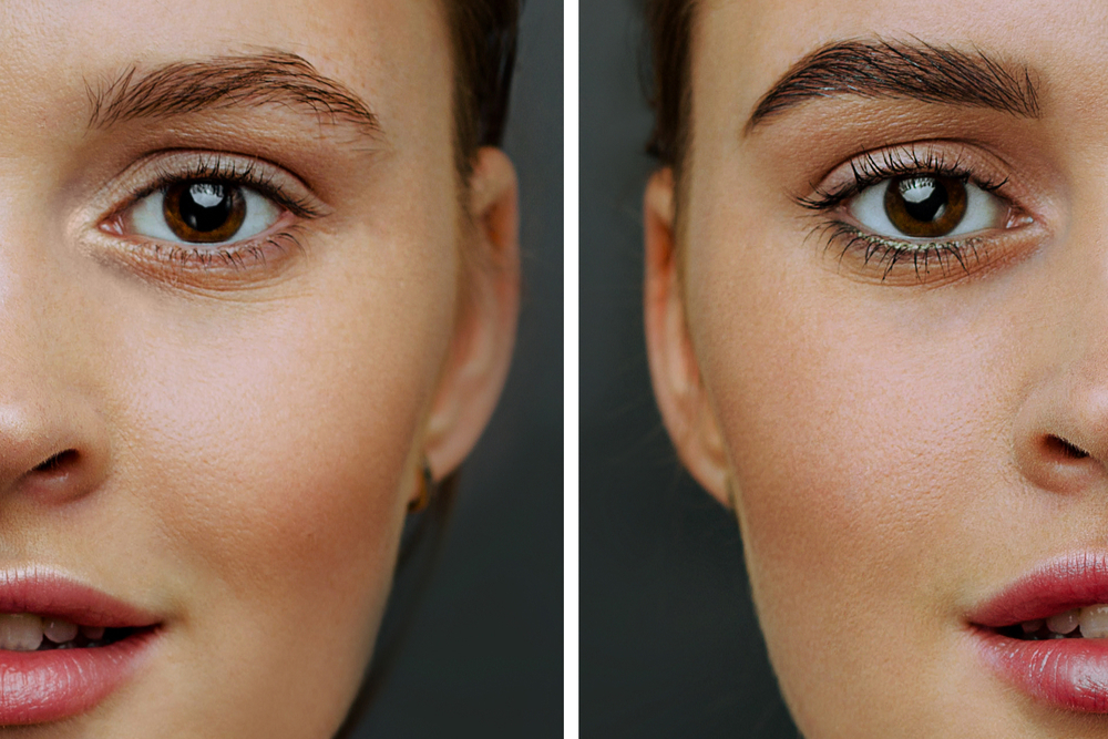 Full brow transformation with WaxSpa’s brow services in Miami