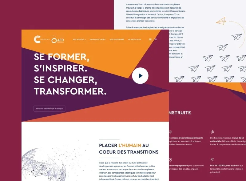 Création d’une landing page pour communiquer