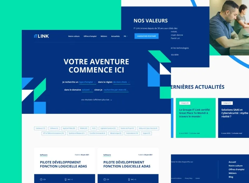 Création d’un site emploi pour une ESN