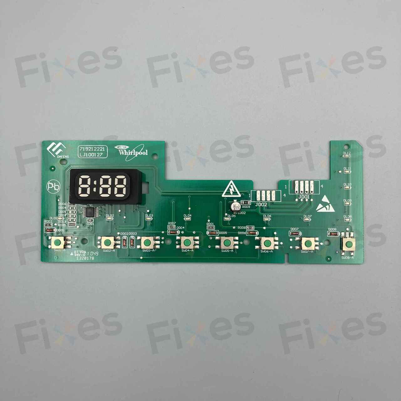 惠而浦洗衣機電子板顯示模塊W008036