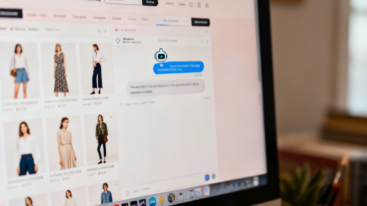 A fashion brand marketplace and a chatbot