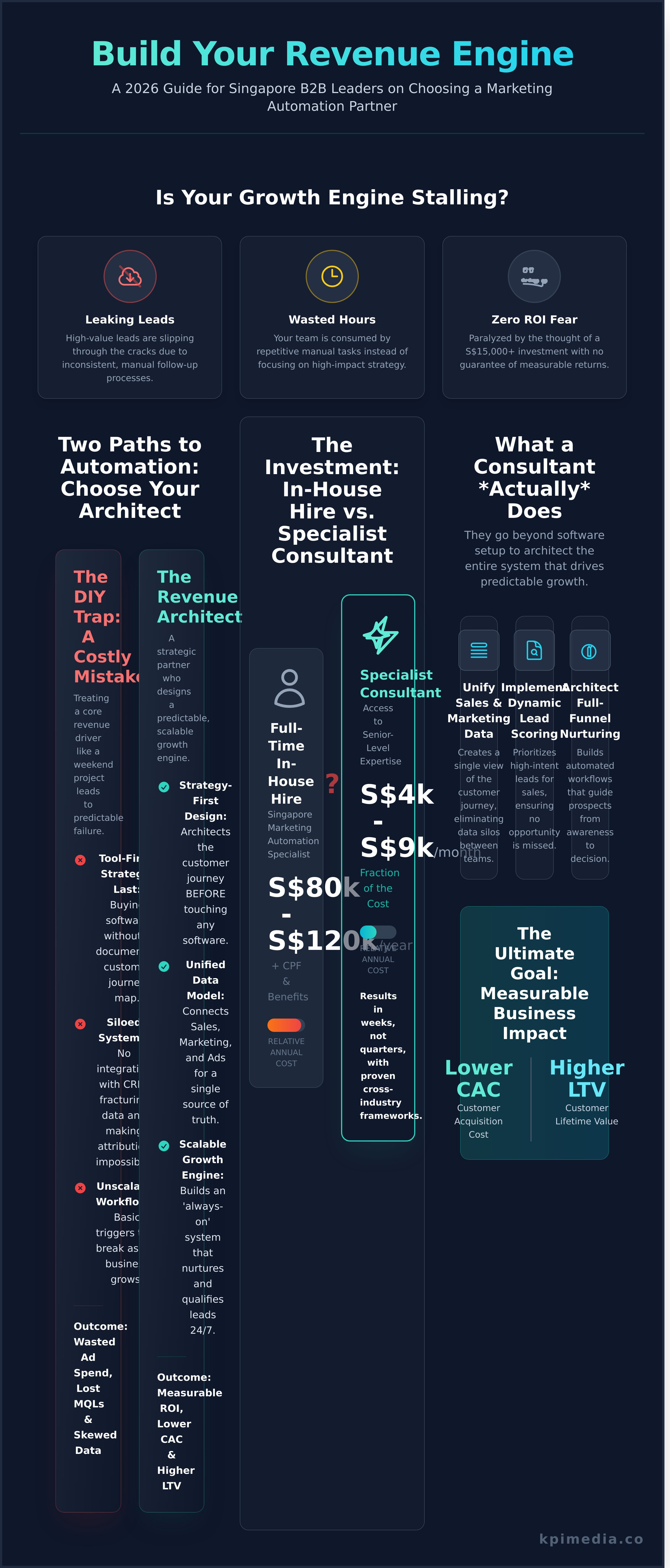 Marketing automation consultant singapore infographic - visual guide