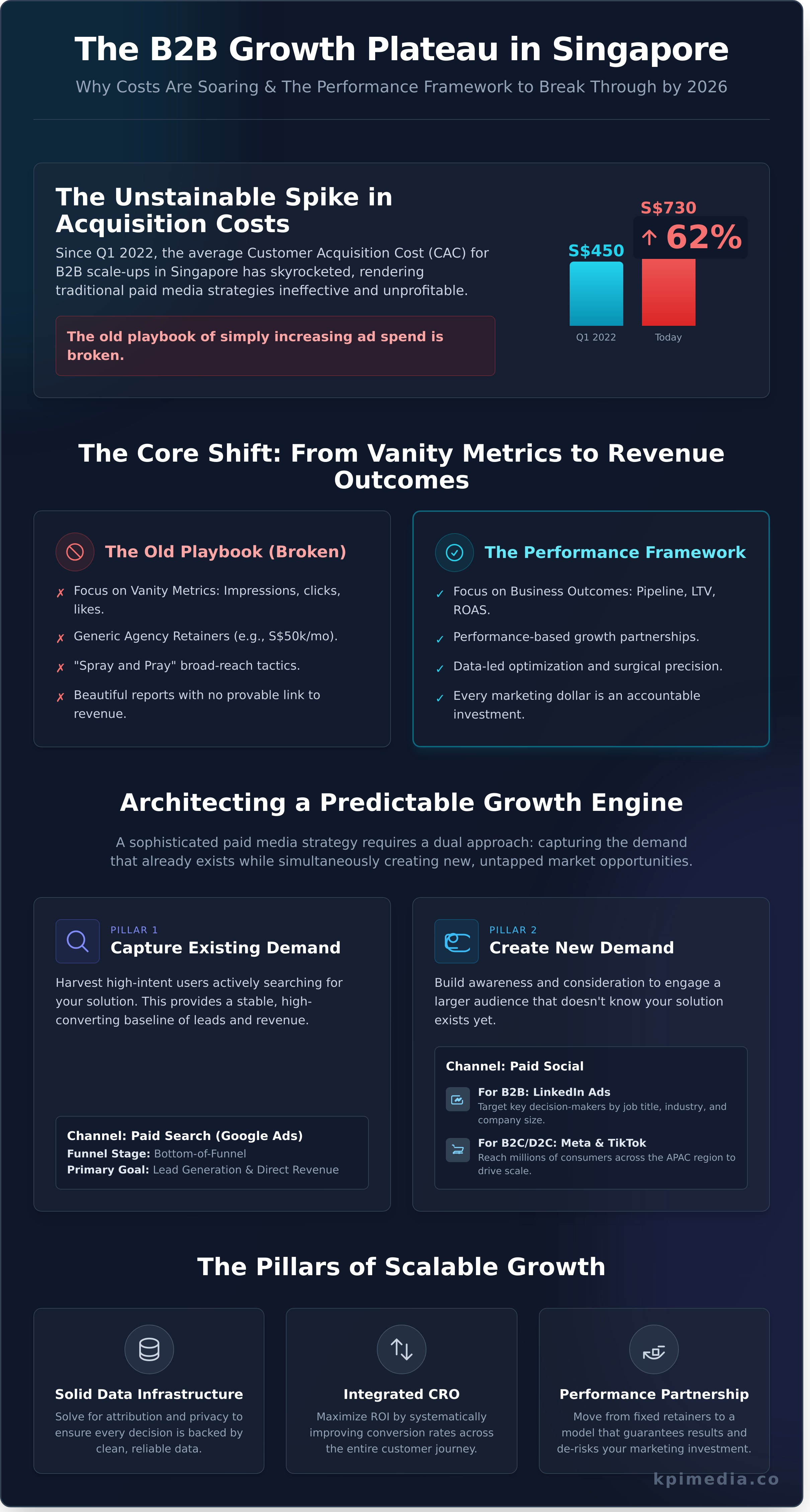 Digital marketing infographic - visual guide