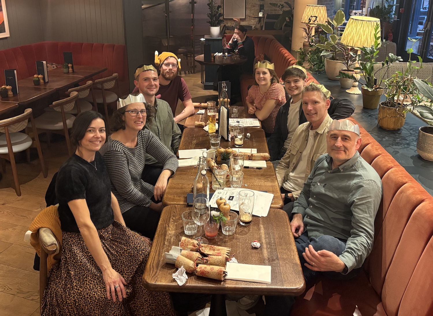 Spydr team at Xmas meal