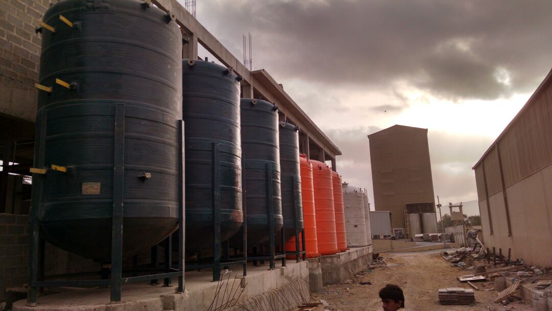 FRP GRP fiberglass storage tanks manufactured by FCI Composites Pakistan