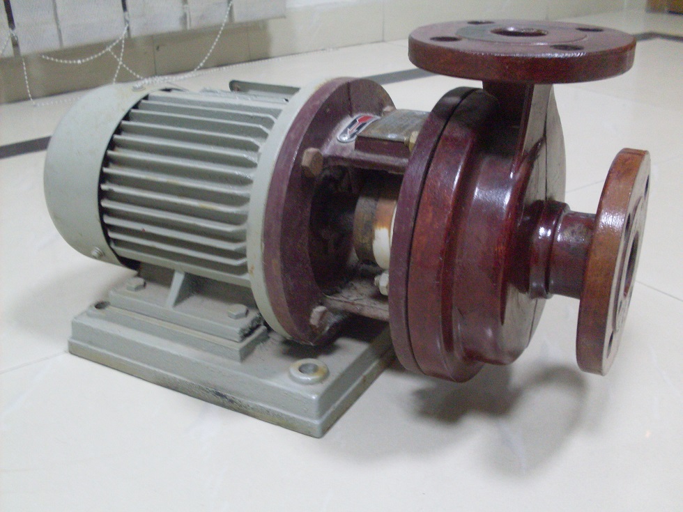 FRP centrifugal pump for corrosive chemical handling by FCI Composites