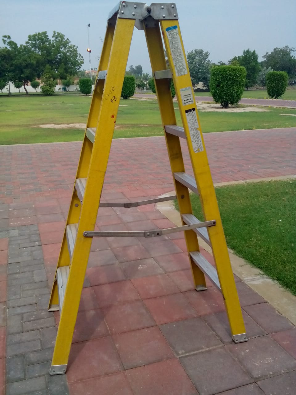 OSHA compliant fiberglass ladder system by FCI