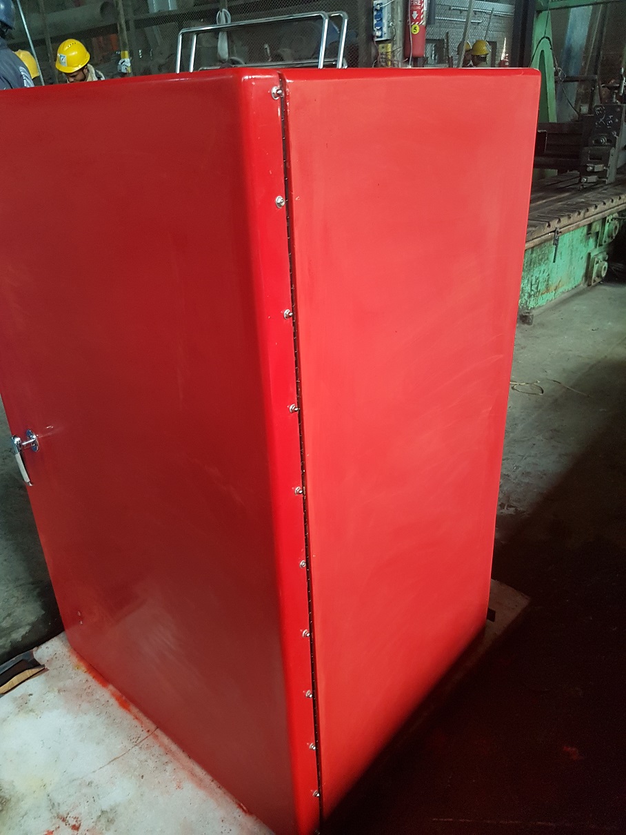 Fiberglass instrument panel enclosure with corrosion resistance