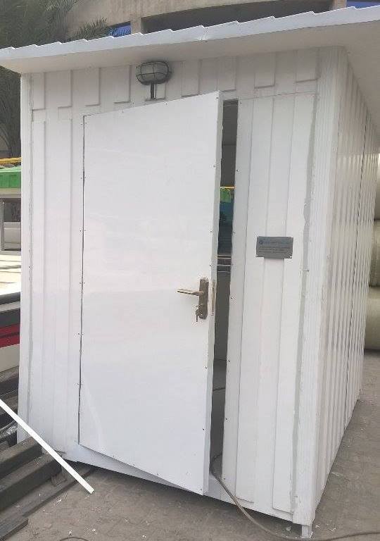 Portable site office cabin for construction projects