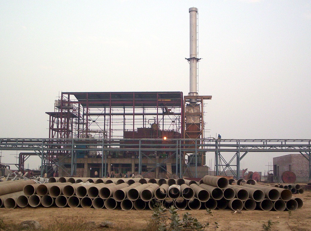 Fiberglass FRP pipe manufacturing at FCI Composites facility