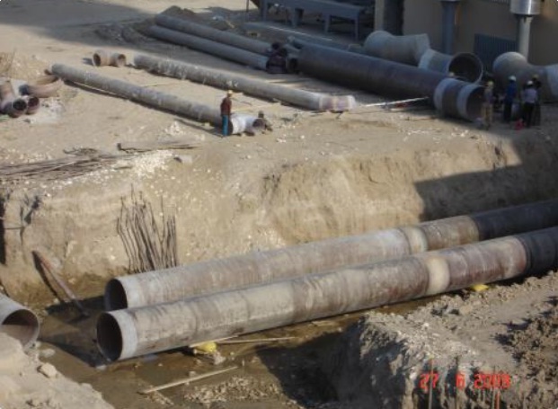 Large diameter fiberglass pipe for infrastructure projects