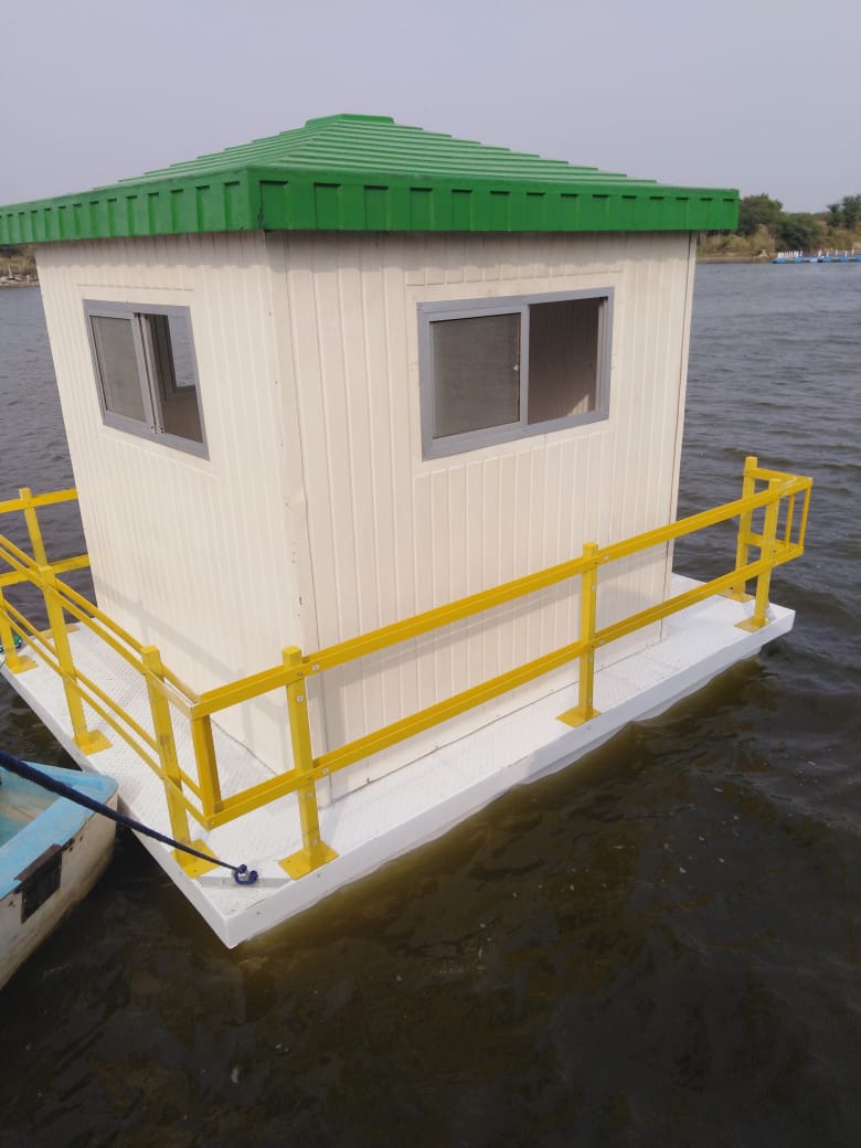 Fiberglass boat ready for delivery from FCI Composites