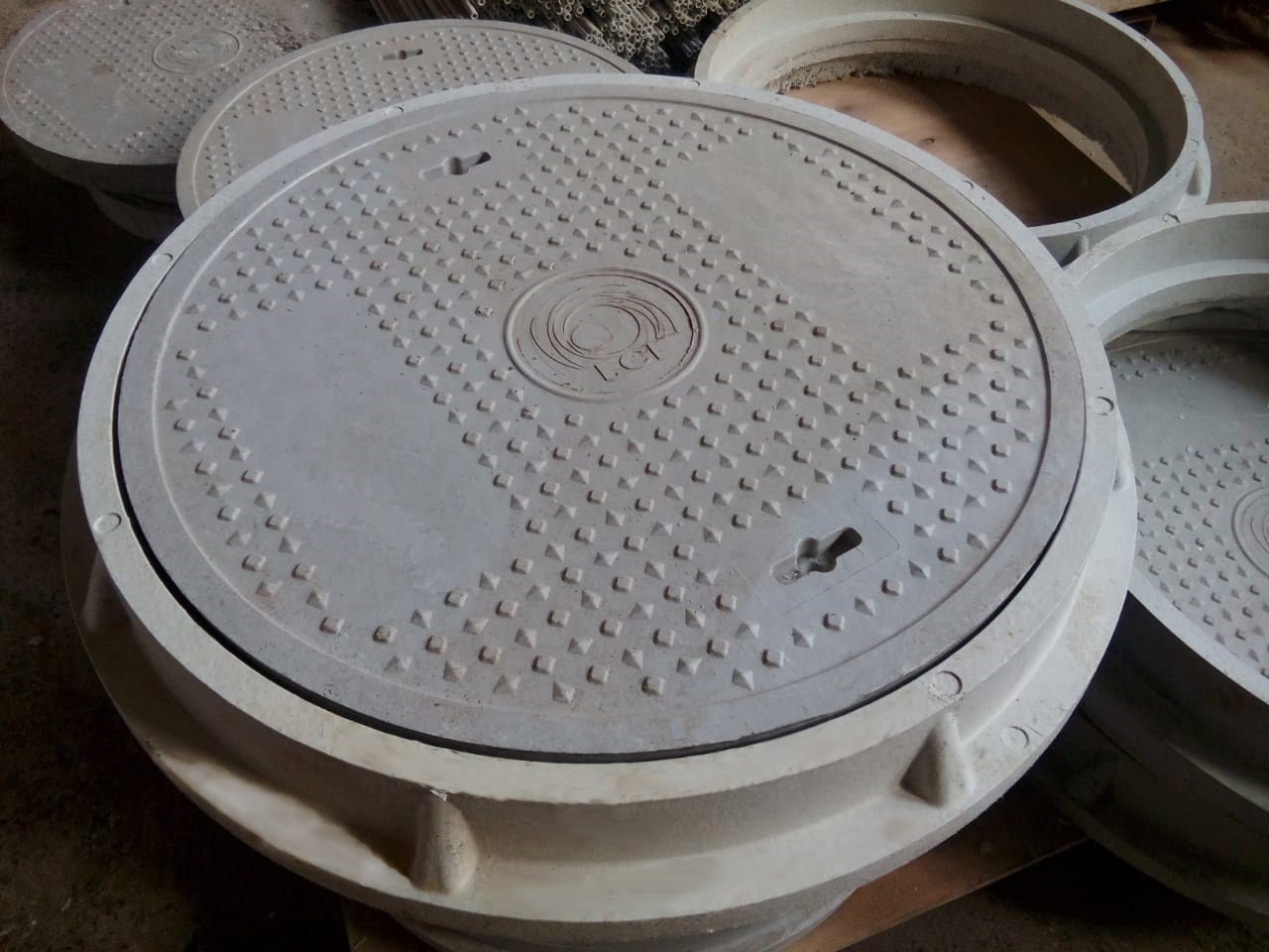 Custom fiberglass manhole manufactured by FCI Composites Pakistan