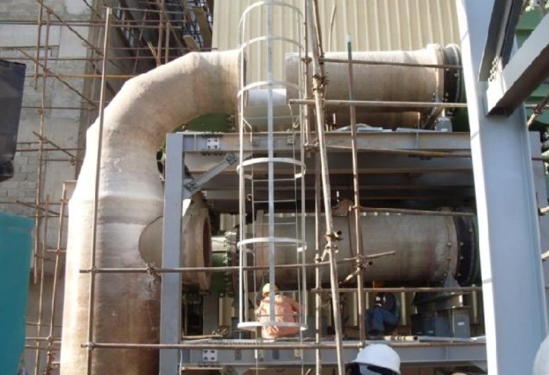 FRP GRP pipe fittings and joints for industrial application