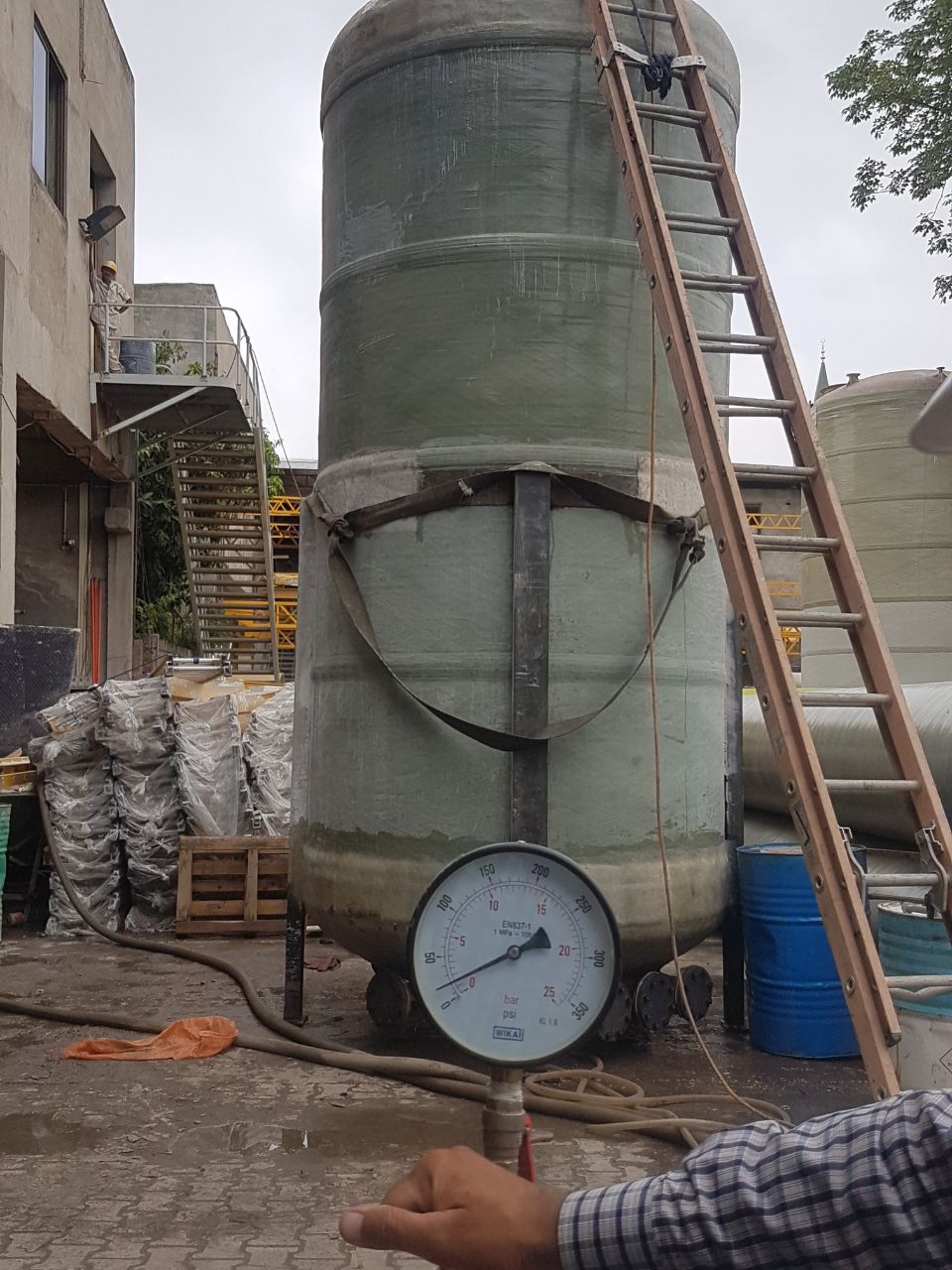 High performance FRP fume gas scrubber by FCI Composites Pakistan