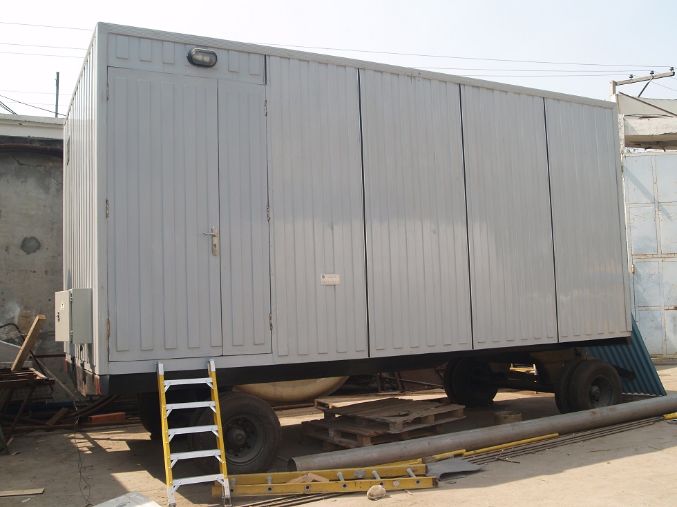 FRP portable building for remote site deployment
