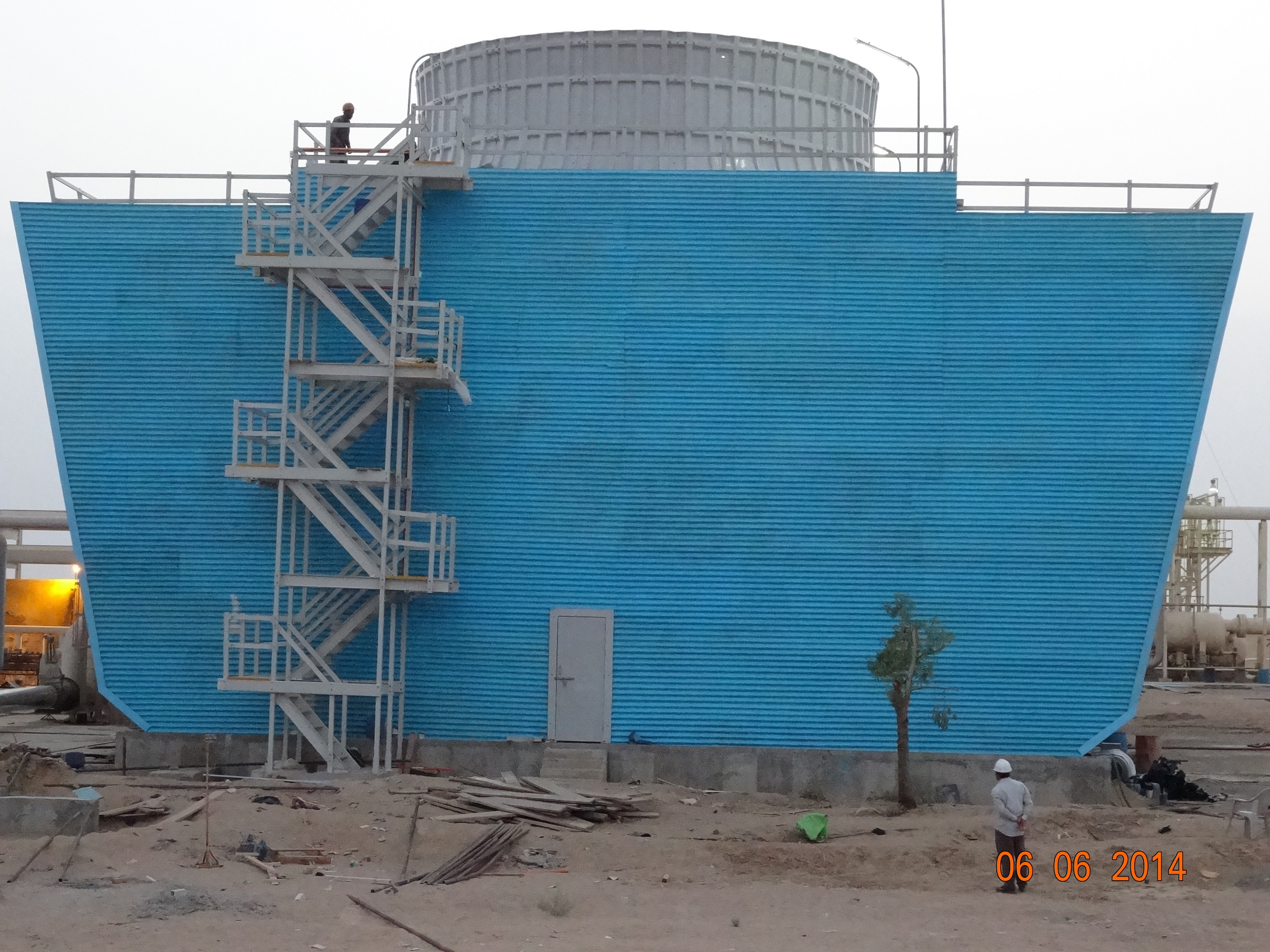 Cooling tower construction and commissioning by FCI Pakistan
