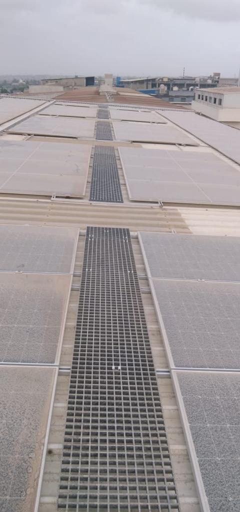 FRP grating drain cover for industrial flooring application