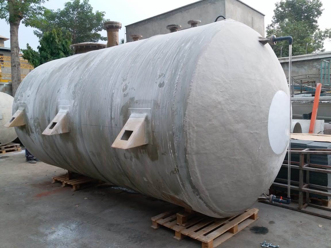 FRP panel water tank for industrial water storage
