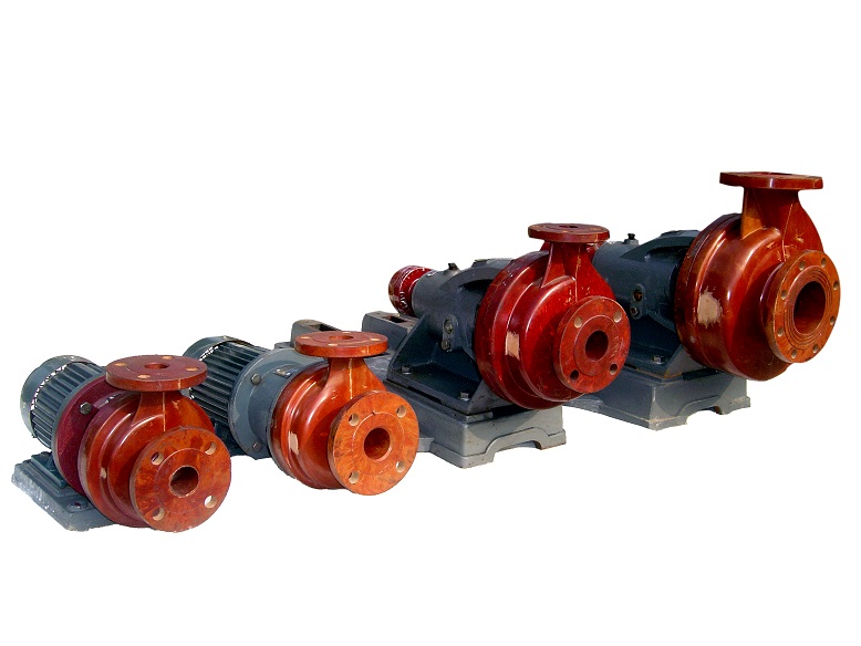 FRP centrifugal pump for corrosive chemical handling