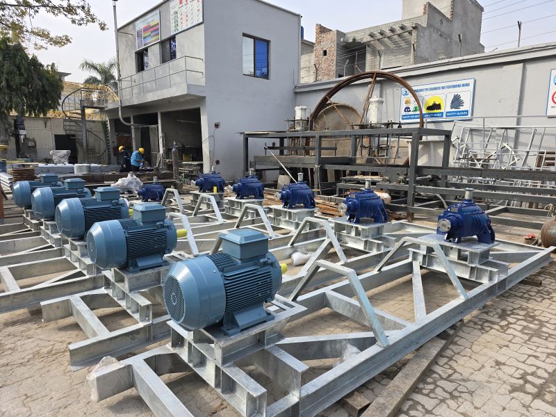 FRP cooling tower fan mounting assembly ready for dispatch to JDW Group