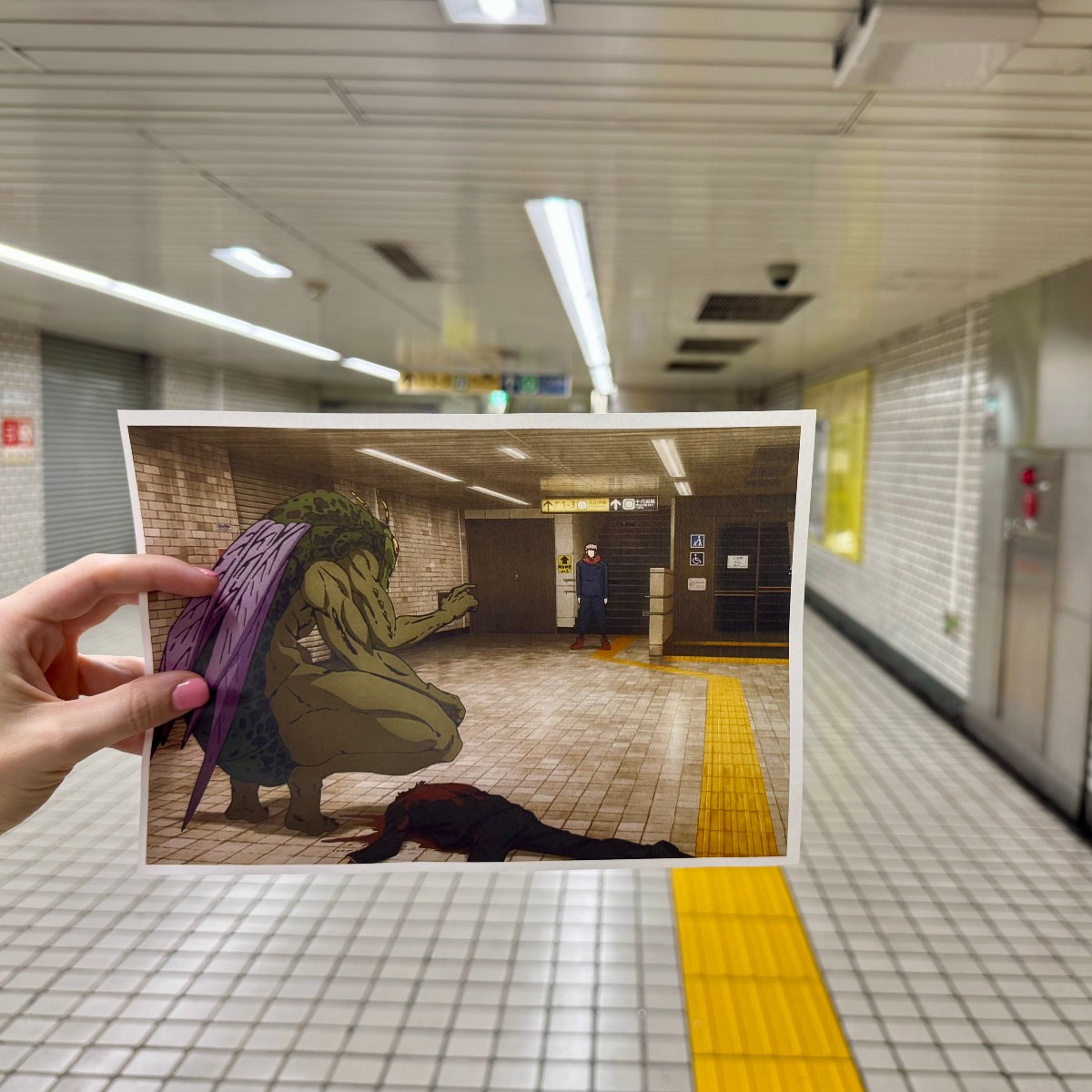 Itadori curse fight Jujutsu Kaisen IRL