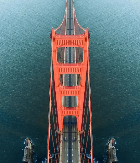 Golden Gate Bridge in San Francisco