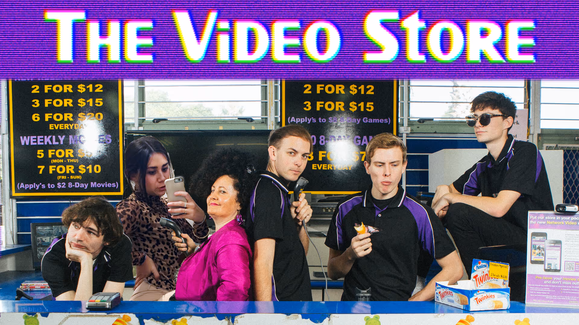 The Video Store Webseries Miniseries VideoEZ Award Winning Series Poster Cover photo minimum wage streaming netflix comedy 