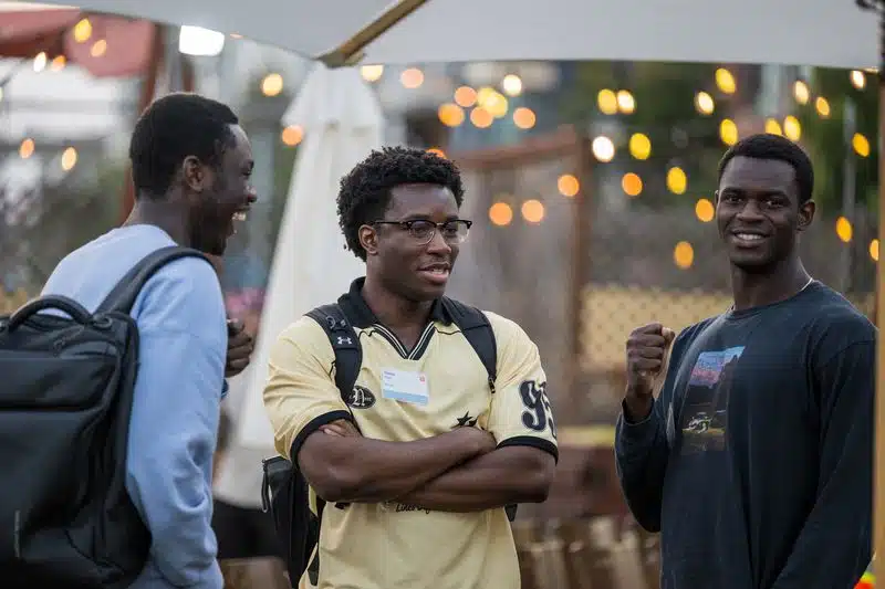 Oluwapelumi Dada, Daniel Ajayi, and David Alade. The cofounders of Sorce