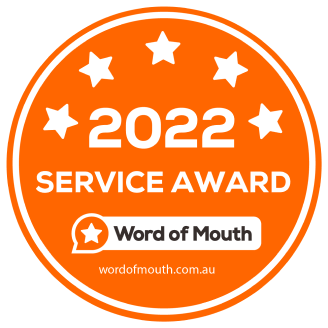 2022 Word of Mouth Service Award Badge