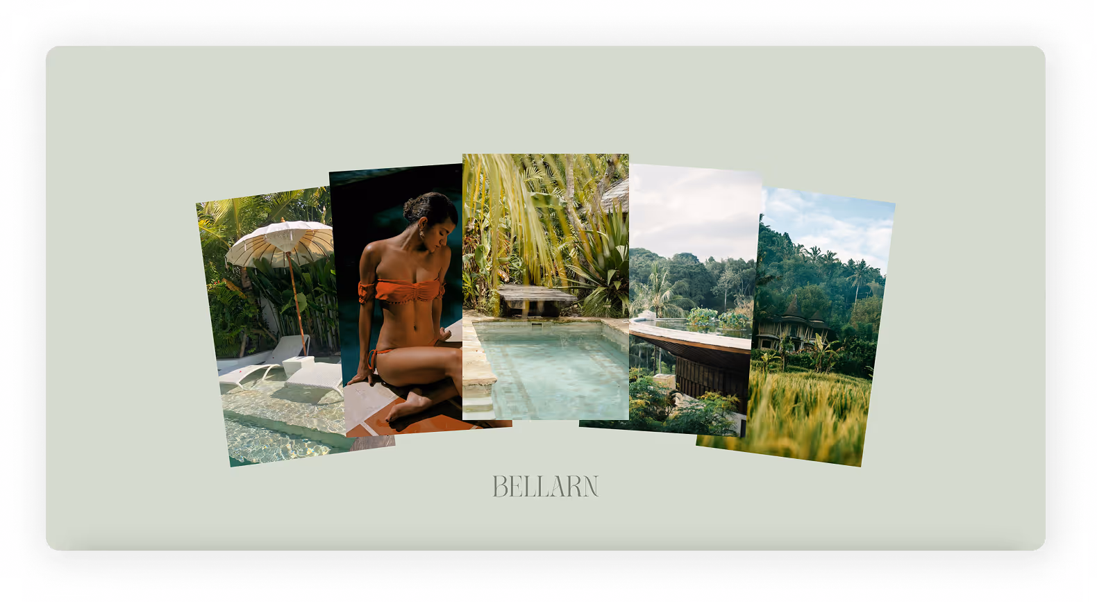 Screenshot of Bellarn template website.