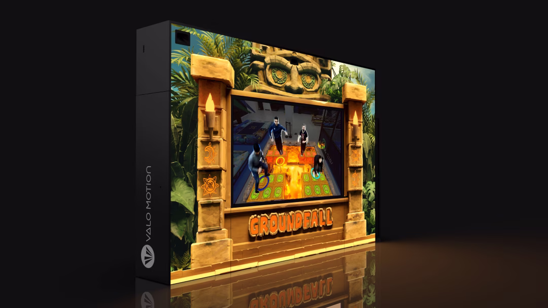 The breathtaking backlight structure of the Groundfall product