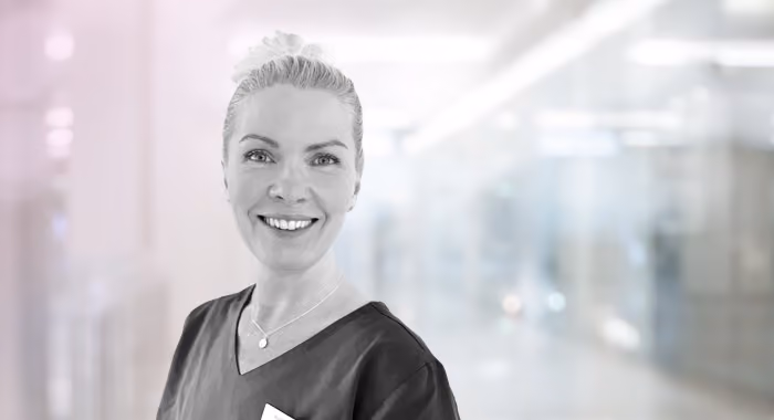 Portrett av sykepleier Birthe Gunneørd