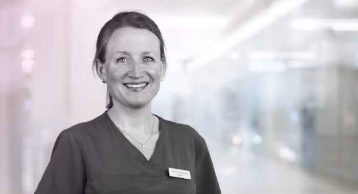 Portrett av sykepleier Christine Poetzsch Elisenberg