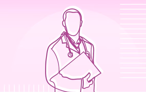 Irregular menstruation doctor with patient record