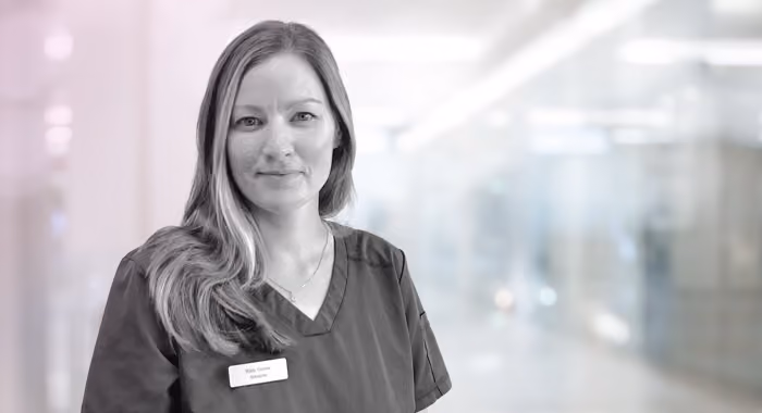 Portrett av sykepleier Hilde Cotton