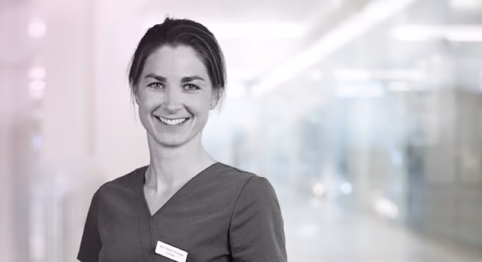 Portrett av sykepleier Mari Therese Wickmann