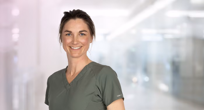 Portrett av sykepleier Mari Therese Wickmann