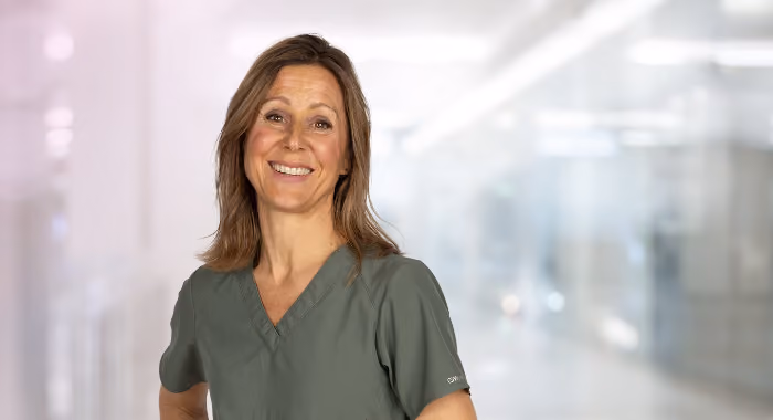 Portrett av sykepleier Monica Kaasa