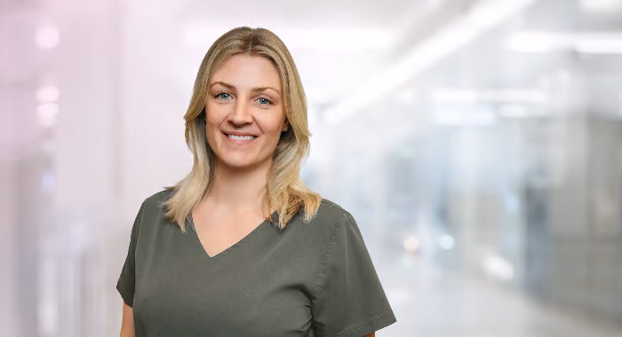 Portrett av kundekoordinator Camilla Serneblad