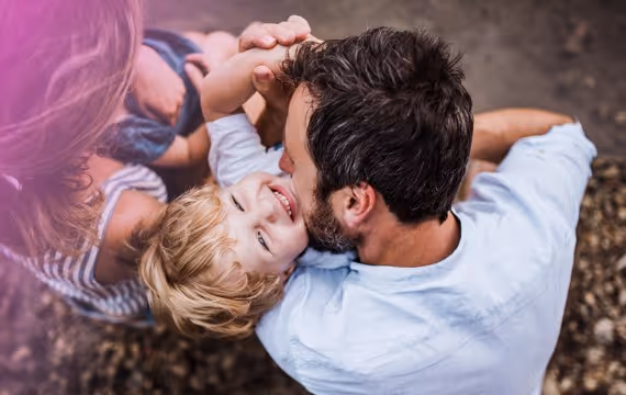 Family who have been to a fertility clinic