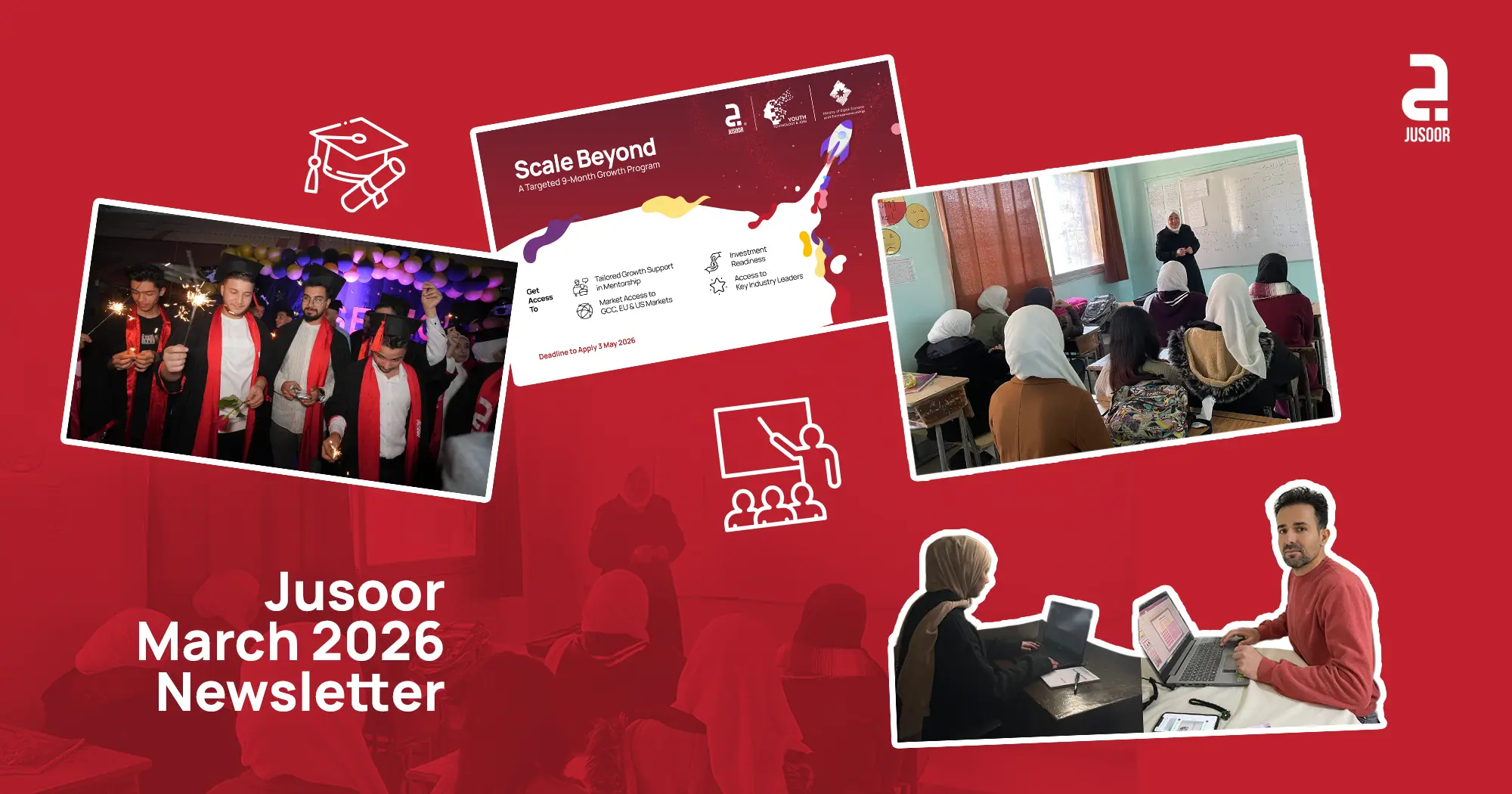 Syria Support Classes; Campaign Success; Online Learning; Startup Scaling