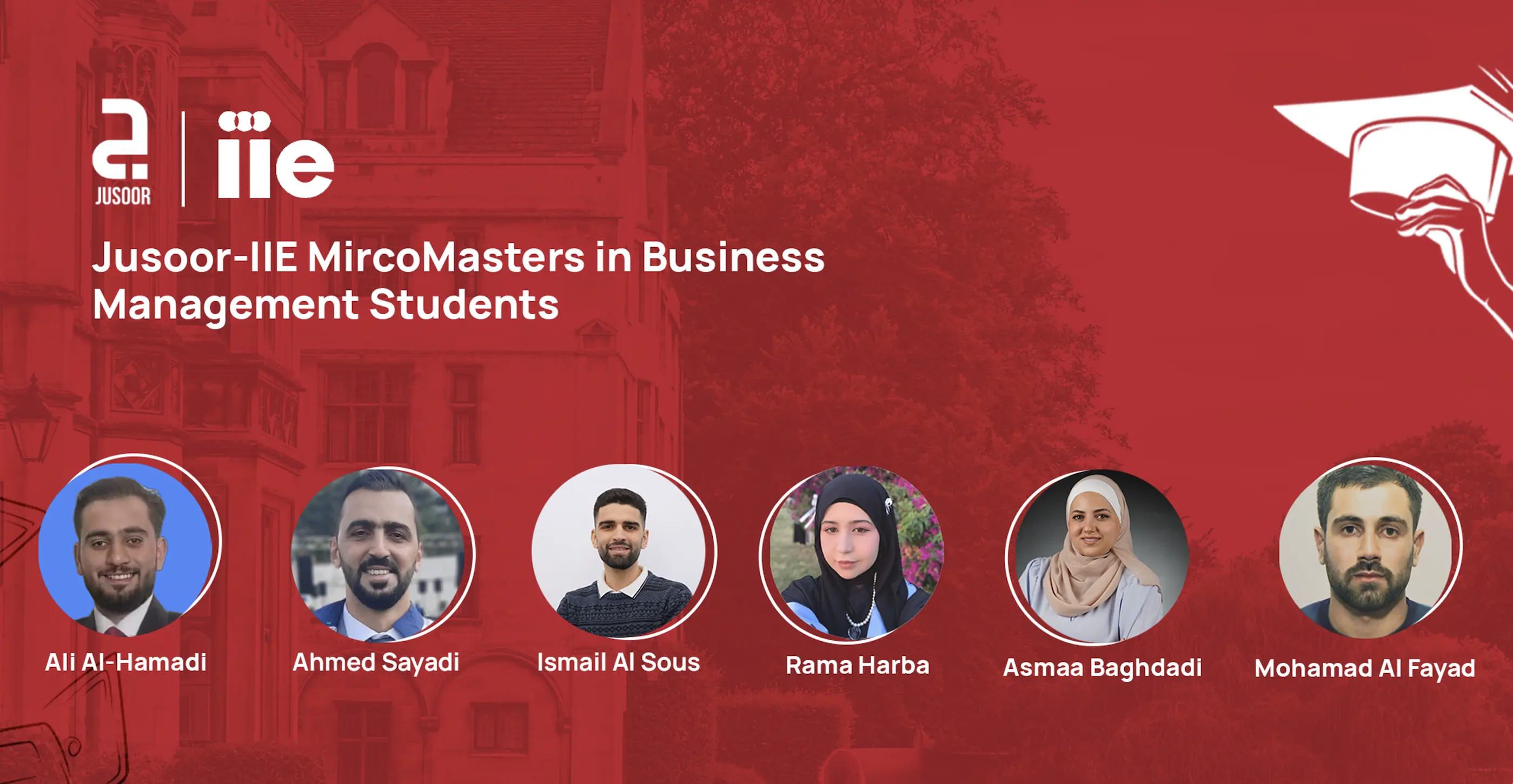 Six Syrian scholars complete a rigorous online program and achieve a 100% graduation rate.