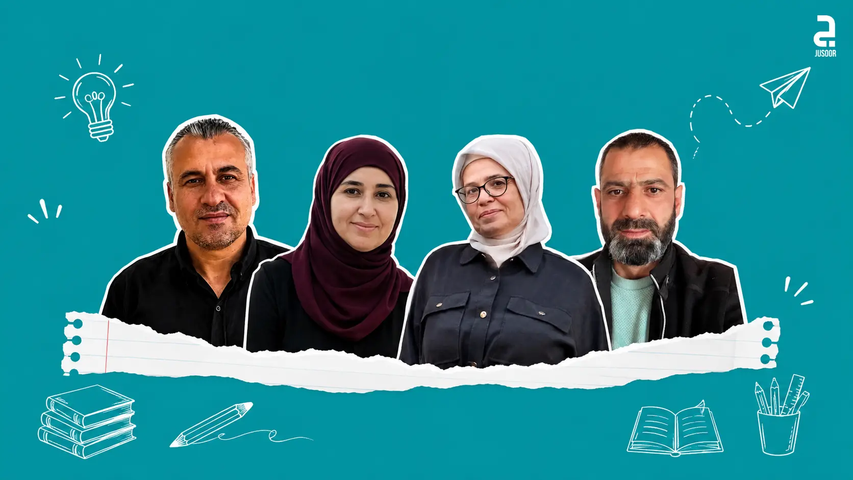 Teachers from Jusoor’s refugee education centers who have returned to teach in Syria
