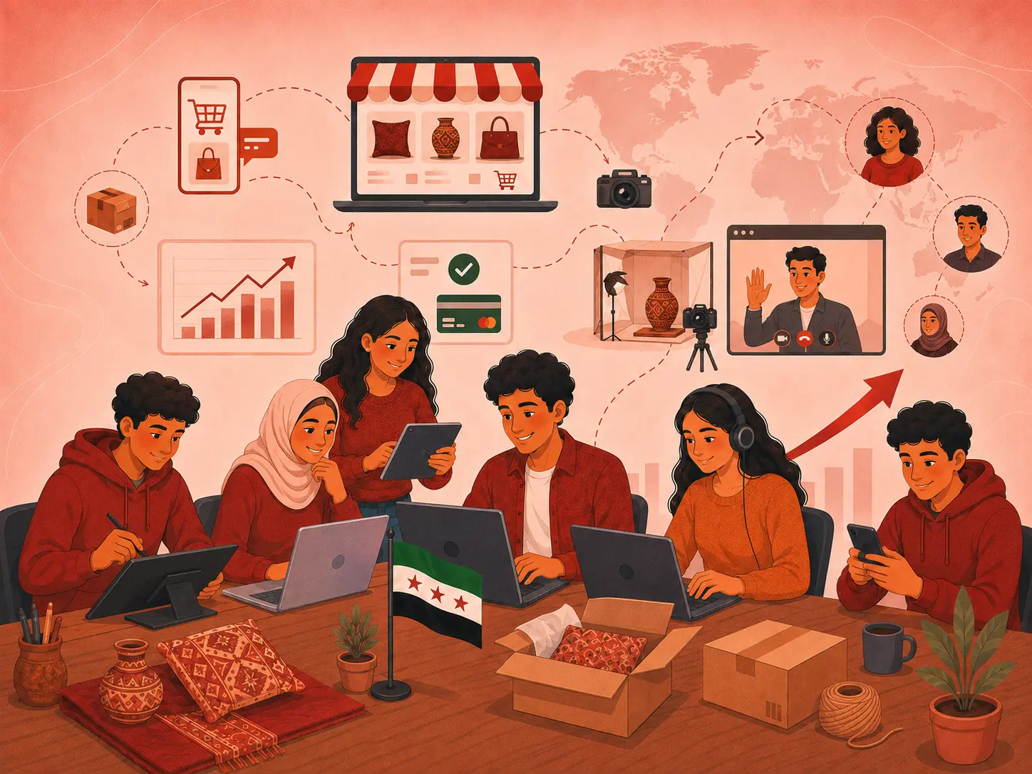 Digital Skills and the Rise of Online Businesses for Displaced Syrian Youth