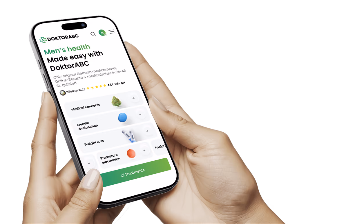 DoktorABC app on a smartphone