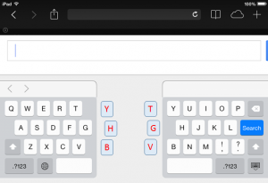 Split Keyboard Invisible Keys