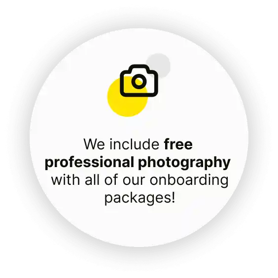 Free professional photography offered with our Airbnb management onboarding service.